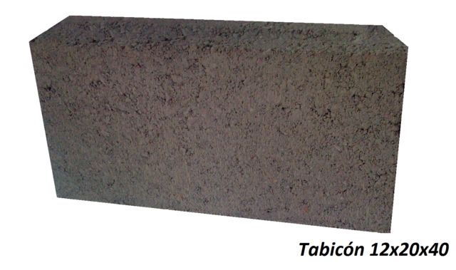 Tabicón 12x20x40
o Block Macizo